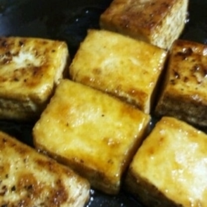 焼き豆腐があったので作ってみました☆香ばしくておいしかったです(＞＜*)ノ レシピありがとうございました(^-^)